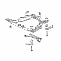 OEM 2018 Honda Pilot Bolt, Flange (14X125) Diagram - 90165-TK8-A00