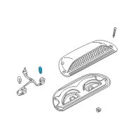 OEM Infiniti I30 Stop Lamp Bulb Diagram - 26261-89911