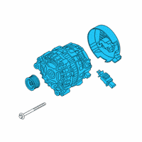 OEM 2021 BMW 330e xDrive Alternator Diagram - 12-31-8-634-166