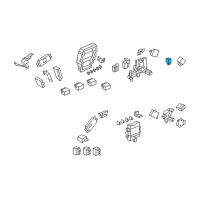 OEM Honda Odyssey Relay Assembly, Power (5P) (Micro Iso) (Mitsuba) Diagram - 39794-S10-003