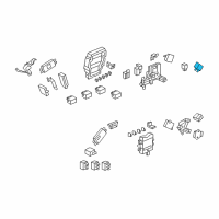 OEM Acura RL Relay Assembly, Turn Signal And Hazard (Sounder) (Denso) Diagram - 38350-SJA-004