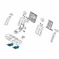 OEM 2016 Kia Optima Heater-Rear Seat Cushion Diagram - 89260D5010