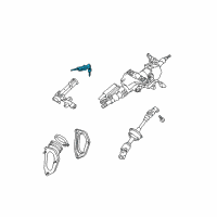 OEM 2008 Toyota Solara Cylinder & Keys Diagram - 69057-AA010