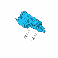 OEM Ford Police Interceptor Utility Starter Diagram - L1MZ-11002-C