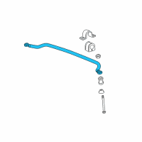 OEM 2007 Buick LaCrosse Stabilizer Bar Diagram - 25861195