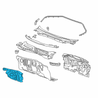 OEM 2017 Buick LaCrosse Insulator Diagram - 26685764
