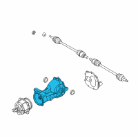 OEM 2012 Hyundai Veracruz Carrier Assembly-Differential Diagram - 53000-24000