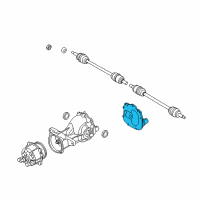 OEM 2010 Hyundai Santa Fe Cover Assembly Diagram - 53075-39301
