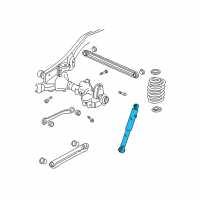 OEM 2003 Cadillac Escalade EXT Shock Diagram - 19331451