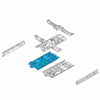 OEM 2017 Hyundai Elantra Panel Assembly-Center Floor Side, R Diagram - 65120-F2000