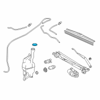 OEM Lexus ES350 Cap, Washer, A Diagram - 85316-33461