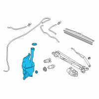 OEM 2017 Lexus ES350 Jar, Washer, A Diagram - 85315-33461