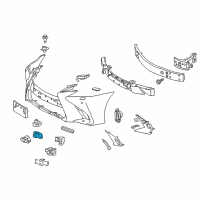 OEM 2020 Lexus GS350 Sensor, Ultrasonic Diagram - 89341-30140