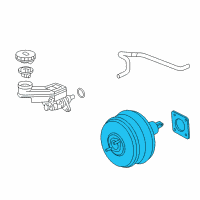 OEM 2015 Honda Odyssey Power Set, Master (10.5") Diagram - 01469-TK8-A00