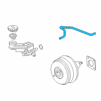 OEM 2017 Honda Odyssey Tube Assy., Master Power Diagram - 46402-TK8-A01