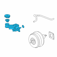 OEM Master Cylinder Set Diagram - 46101-TK8-A04