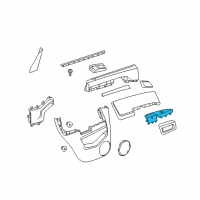 OEM 2008 Saturn Vue Switch, Rear Side Door Window Diagram - 25887983