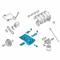 OEM 2016 Ford Mustang Oil Pan Diagram - FR3Z-6675-A