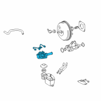 OEM 2009 Toyota Sienna Master Cylinder Diagram - 47207-08020