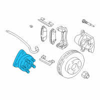 OEM Chevrolet Venture Hub & Bearing Diagram - 88964096