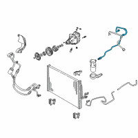 OEM Oldsmobile Silhouette Hose Asm-A/C Accumulator Diagram - 10416866