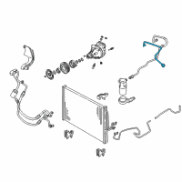 OEM 1997 Chevrolet Venture Tube Asm-A/C Evap Diagram - 10250488