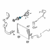 OEM 2001 Chevrolet S10 Clutch Coil Assembly Diagram - 89019185