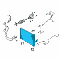 OEM 1998 Chevrolet Venture Condenser Asm, A/C Diagram - 52411111