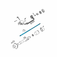 OEM 1985 Chevrolet Astro Steering Shaft Diagram - 7843998