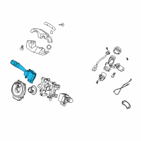 OEM Kia Spectra5 Lever Assembly-Lighting Diagram - 934152F010