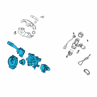 OEM 2005 Kia Spectra Switch Assembly-Multifunction Diagram - 934102F045