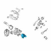 OEM Kia Spectra Lever Assembly-Wiper & Washer Diagram - 934352F025