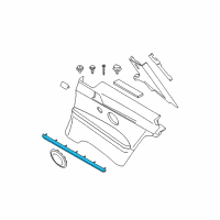 OEM 2010 BMW M3 Light Strip, Rear Right Diagram - 51-43-9-139-838