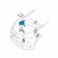 OEM 2013 Toyota Prius C Relay Box Diagram - 82741-52100