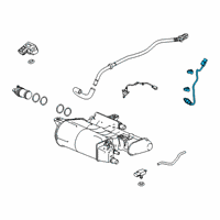 OEM 2017 Honda Civic Sensor, Oxygen Diagram - 36532-5BF-A01