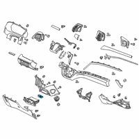 OEM 2020 Honda Odyssey Light Assy., Ambient Diagram - 34750-THR-A01