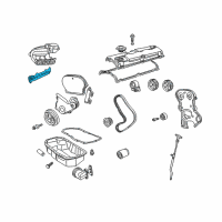 OEM 2008 Chrysler PT Cruiser Gasket-Intake Manifold Diagram - 4884192AA