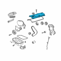 OEM Chrysler PT Cruiser Cover-Cylinder Head Diagram - 4852729AK