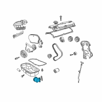 OEM Chrysler PT Cruiser Adapter-Oil Filter Diagram - 4777998AD