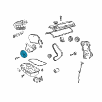 OEM 2000 Dodge Neon DAMPER-CRANKSHAFT Diagram - 4777618AI