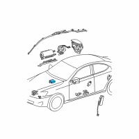 OEM 2009 Lexus IS F Computer, Occupant Detection Diagram - 89952-0W071