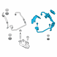 OEM Ford Cooler Line Diagram - GV6Z-7R081-F