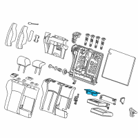 OEM 2012 Chevrolet Cruze Cup Holder Diagram - 95217940