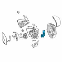 OEM 2020 Honda Odyssey Light Assembly, Driver Side Turn Diagram - 34350-TZ3-A01