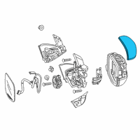 OEM 2018 Honda Ridgeline Housing, Passenger Side (Upper) Diagram - 76201-TG7-A01