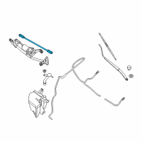 OEM 2015 Nissan Sentra Link Assy-Wiper Diagram - 28840-3SG0A