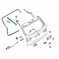 OEM 2020 BMW X3 Spring Support For Vibration Absorber Diagram - 51-24-7-497-482