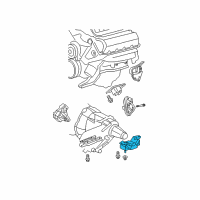 OEM Chrysler Aspen INSULATOR-Transmission Support Diagram - 52855230AA