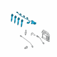 OEM 2007 Kia Rio5 CONDENSER Assembly-Ignition Diagram - 2730026640