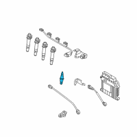 OEM 2006 Kia Rio Spark Plug Assembly Diagram - 1882311101